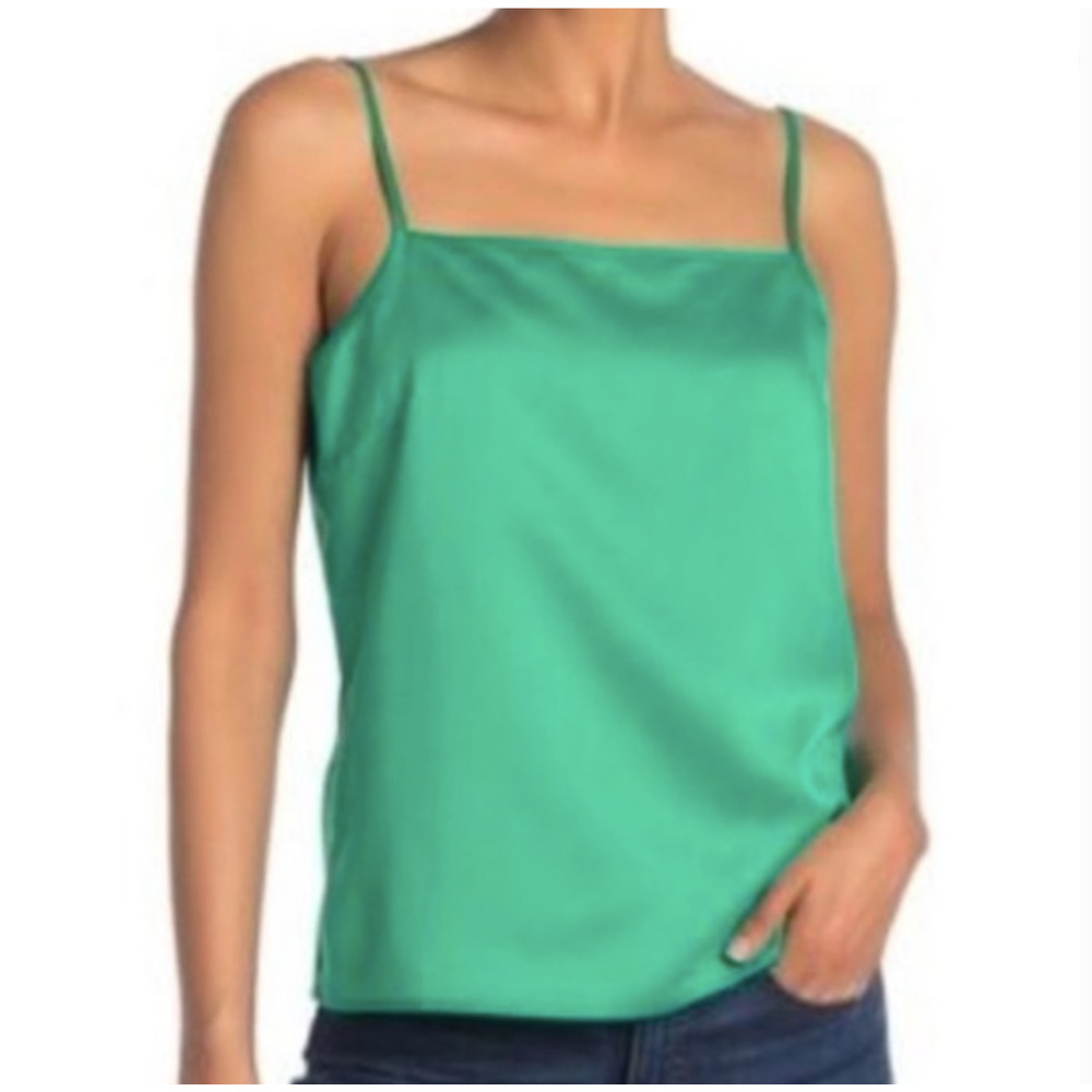 J Crew Cami Bright Patina Green Women Top Tank Size X- Large M2008